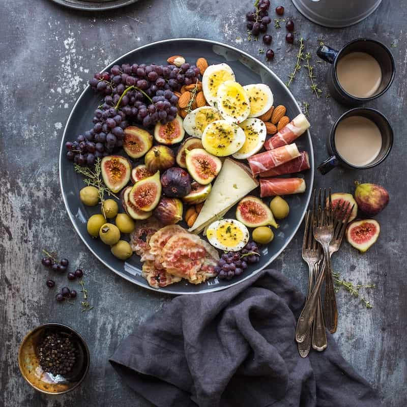 photo of beautrifully arranged food